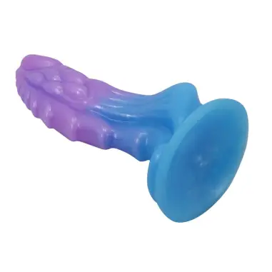 Power Monsters Atlanteans Dildo con Ventosa 19 cm Azul