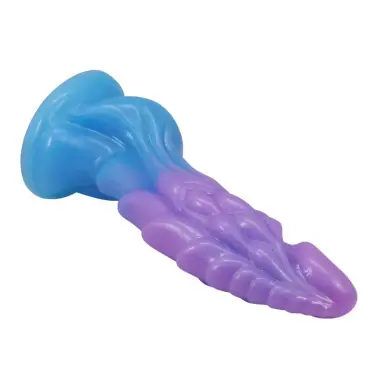 Power Monsters Atlanteans Dildo con Ventosa 19 cm Azul