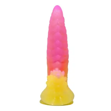 Power Monsters Ripplied Monster Dildo 22,5 cm Rosa