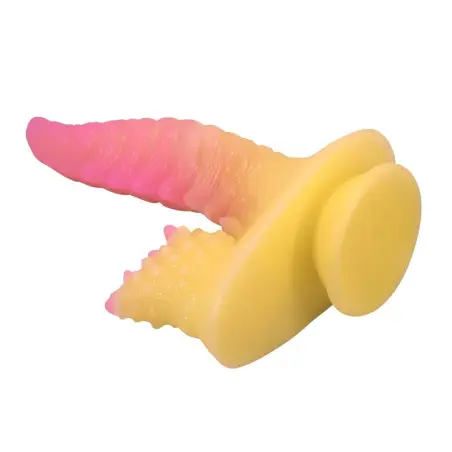 Power Monsters Ripplied Monster Dildo 22,5 cm Rosa