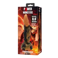 POWER MONSTERS - TYRANNOSAURUS DILDO BICOLOR 20,5 CM Ø 5 CM 2