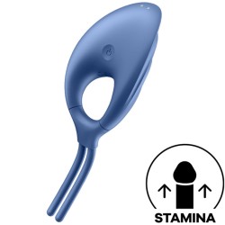 SATISFYER - SWORDSMAN ANILLO VIBRADOR AZUL SATISFYER RING