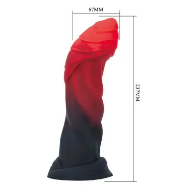 Power Monsters Infernal Goliath Dildo Bicolor 25 cm