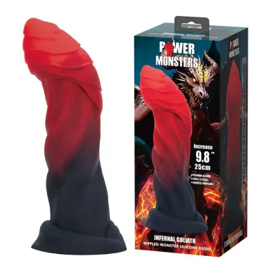Power Monsters Infernal Goliath Dildo Bicolor 25 cm