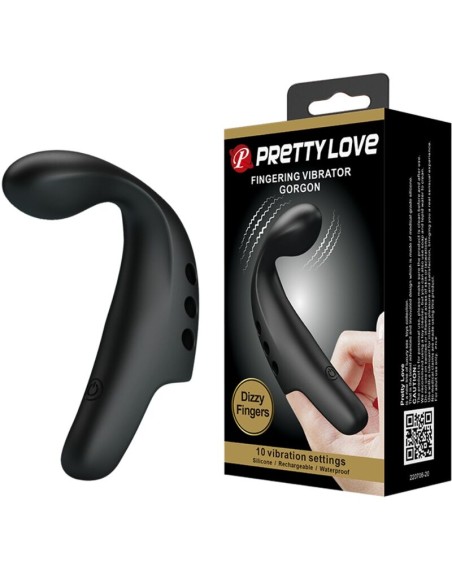 PRETTY LOVE - DEDAL VIBRADOR GORGON NEGRO 