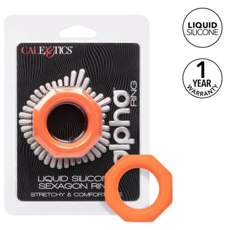 CALEXOTICS - ALPHA SEXAGON RING NARANJA CALEXOTICS