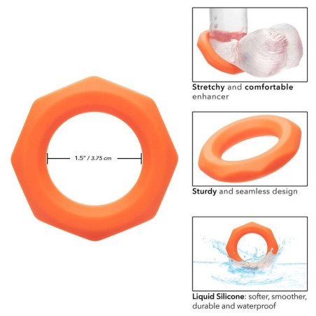 CALEXOTICS - ALPHA SEXAGON RING NARANJA CALEXOTICS