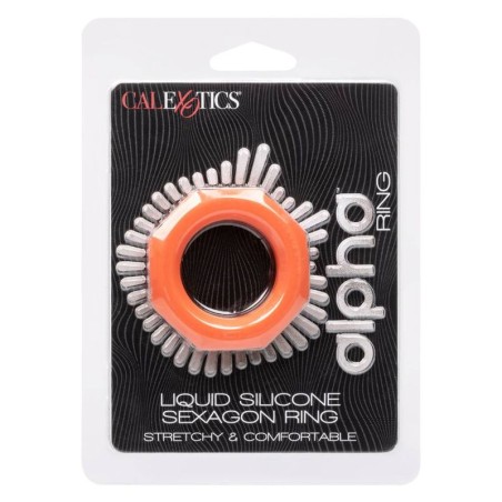 CALEXOTICS - ALPHA SEXAGON RING NARANJA CALEXOTICS