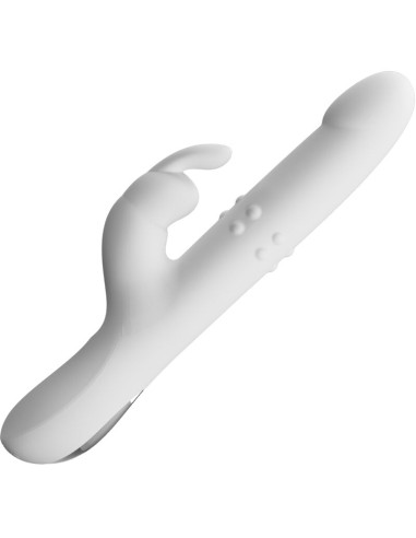 PRETTY LOVE - REESE VIBRADOR CON ROTACIÓN PLATEADO 