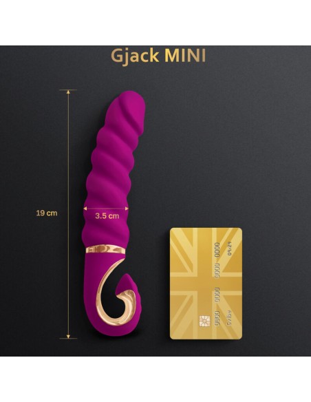 G-VIBE - GJACK MINI VIBRADOR SILICIONA MORADO