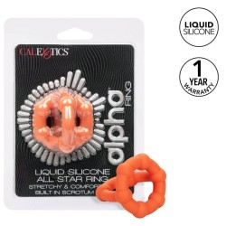 CALEXOTICS - ALPHA ALL STAR RING NARANJA CALEXOTICS 2