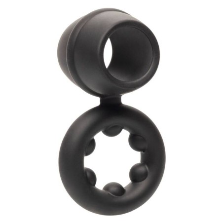 CALEXOTICS - ALPHA DUAL MAGNUM RING NEGRO CALEXOTICS