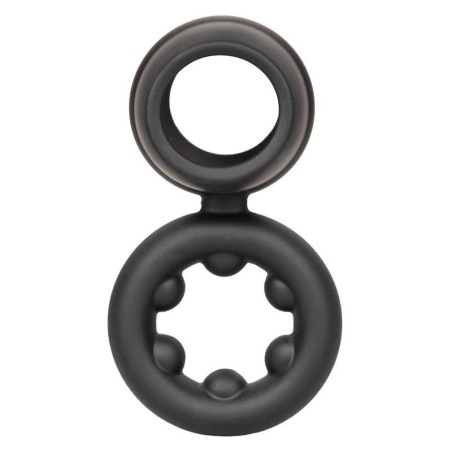 CALEXOTICS - ALPHA DUAL MAGNUM RING NEGRO CALEXOTICS