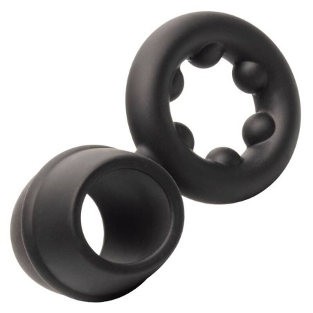 CALEXOTICS - ALPHA DUAL MAGNUM RING NEGRO CALEXOTICS