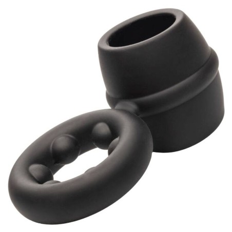 CALEXOTICS - ALPHA DUAL MAGNUM RING NEGRO CALEXOTICS