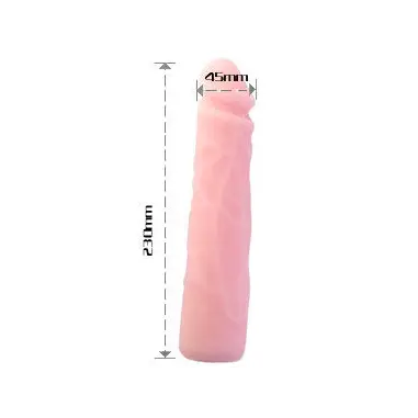 BAILE - DILDO SILICONA TACTO PIEL REALÍSTICO 23 CM
