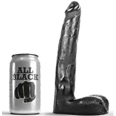 ALL BLACK - DILDO REALÍSTICO 21 CM