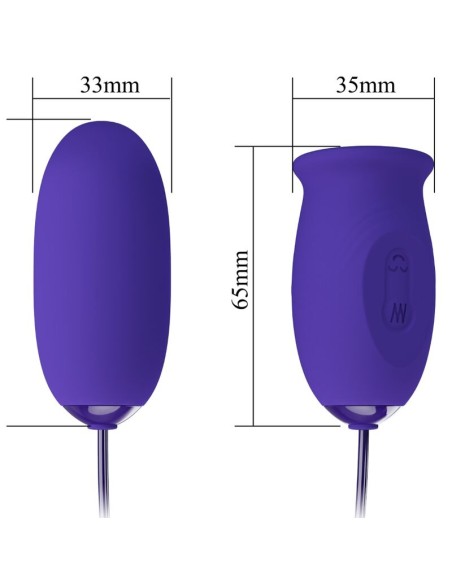 PRETTY LOVE - DAISY YOUTH ESTIMULADOR VIBRADOR RECARGABLE VIOLETA 