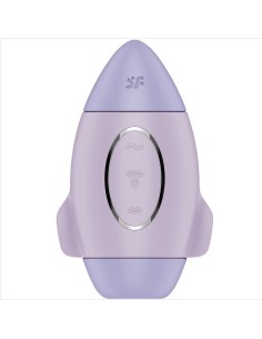 SATISFYER - MISSION CONTROL LILA VIBRADOR PEQUEÑO DE DOBLE IMPULSO