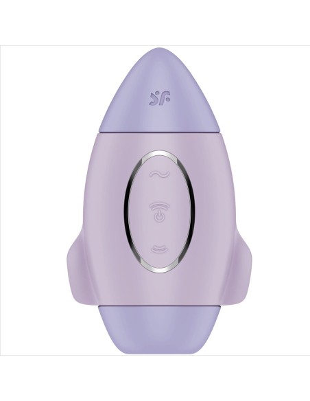 SATISFYER - MISSION CONTROL LILA VIBRADOR PEQUEÑO DE DOBLE IMPULSO