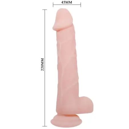 Baile Super Dildo Realístico 22 cm - TPR con Ventosa