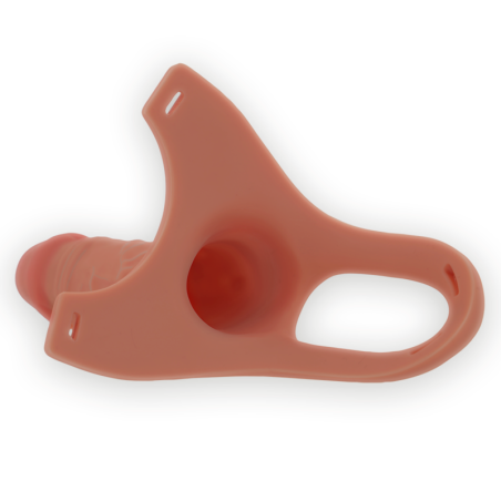 INTENSE - ARNÉS HUECO CON DILDO SILICONA 16 X 3.5 CM INTENSE COUPLES TOYS