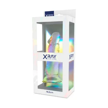X Ray Clear Dildo Transparente 16.5 cm x 4 cm | X Ray