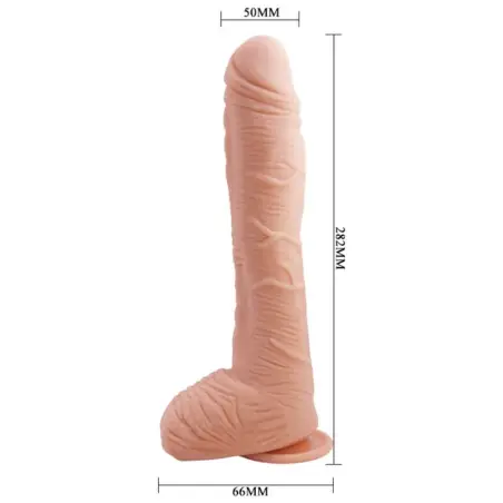 Baile Alex Dildo Piel Realista 27 cm - TPR con Ventosa