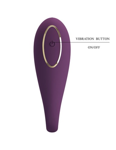 PRETTY LOVE - AUGUST VIBRADOR DOBLE PLACER APP REMOTE 