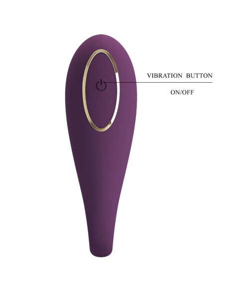 PRETTY LOVE - AUGUST VIBRADOR DOBLE PLACER APP REMOTE 
