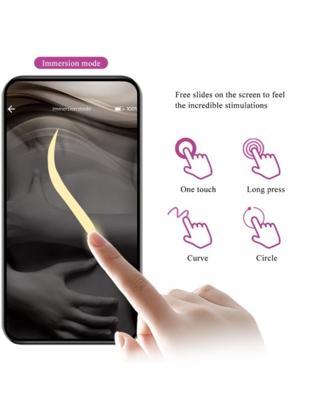 PRETTY LOVE - AUGUST VIBRADOR DOBLE PLACER APP REMOTE 