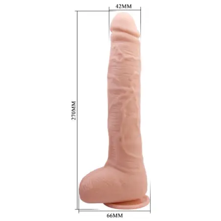 Baile Dildo Realístico Flexible - TPR Súper Suave