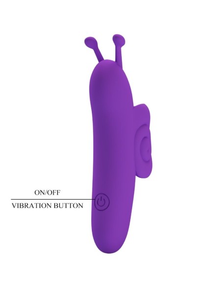 PRETTY LOVE - SNAIL PODEROSO ESTIMULADOR DE DEDO MORADO 