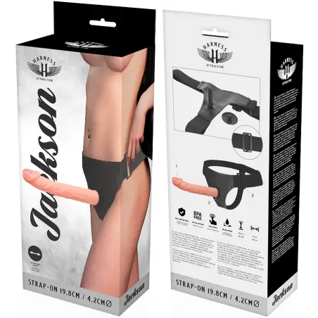Arnés Jackson 19.8 cm Ø 4.2 cm - Vegano | Harness Attraction