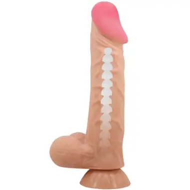 Pretty Love Sliding Skin Dildo 24 cm - Ventosa