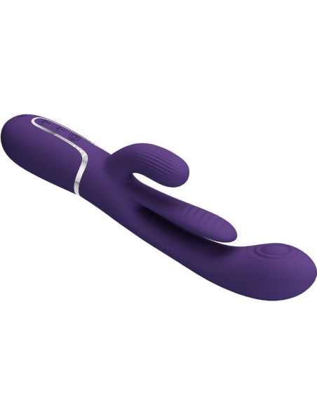 PRETTY LOVE - SHANIA TRIPLE VIBRADOR RABBIT MULTIFUNCIÓN MORADO 