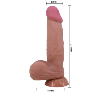 Pretty Love Sliding Skin Dildo Moreno 21.8 cm - Ventosa
