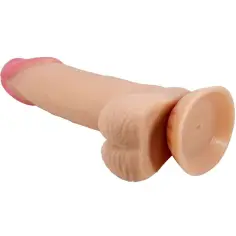 PRETTY LOVE - SLIDING SKIN SERIES DILDO REALÍSTICO CON VENTOSA PIEL DESLIZANTE 19.4 CM 2