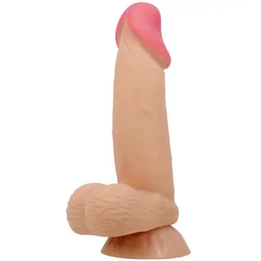 Pretty Love Sliding Skin Dildo 19.4 cm - Ventosa