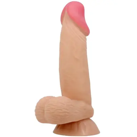 Pretty Love Sliding Skin Dildo 19.4 cm - Ventosa
