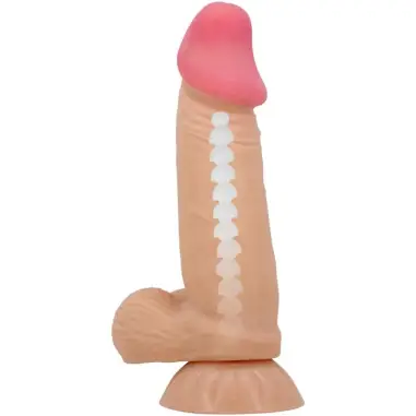Pretty Love Sliding Skin Dildo 19.4 cm - Ventosa