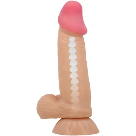 Pretty Love Sliding Skin Dildo 19.4 cm - Ventosa