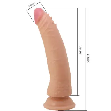 Pretty Love Kable Pene Realístico 21 cm Natural Modelo 2