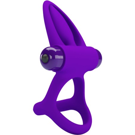 PRETTY LOVE - ANILLO VIBRADOR 10 VIBRACIONES SILICONA VIOLETA PRETTY LOVE MALE