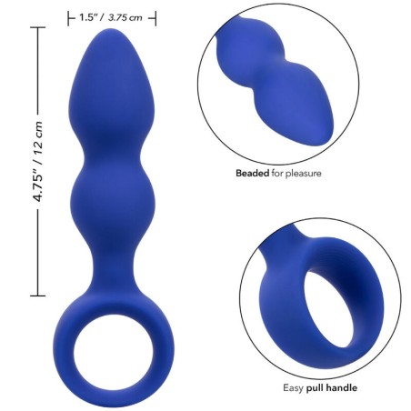 CALEXOTICS - ADMIRAL PLUG ANAL AVANZADO AZUL CALEXOTICS