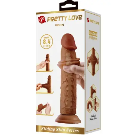 Keon Dildo Realístico 21 cm Mulato | Pretty Love