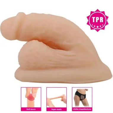 Wildon Dildo Ultra Realístico y Elástico 10 cm Natural