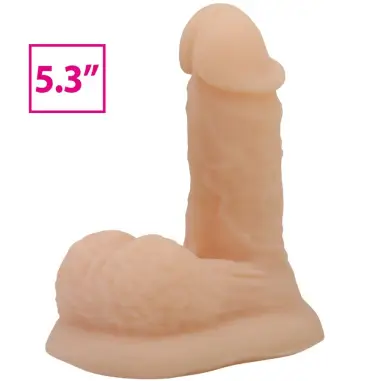 Wildon Dildo Ultra Realístico y Elástico 10 cm Natural
