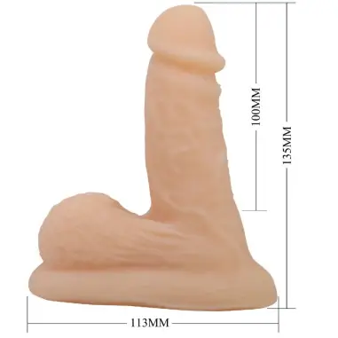 Wildon Dildo Ultra Realístico y Elástico 10 cm Natural