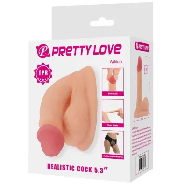 Wildon Dildo Ultra Realístico y Elástico 10 cm Natural